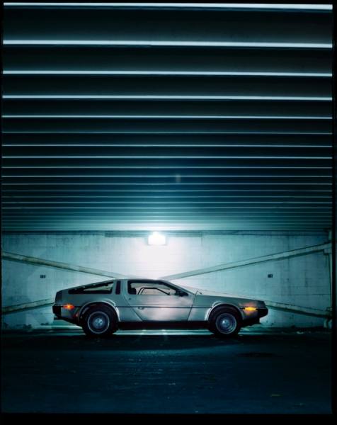 Photograph Skylar Nielsen Delorean Vintage Car on One Eyeland